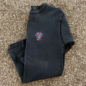 Vintage Grateful Dead Embroidered Henley Shirt